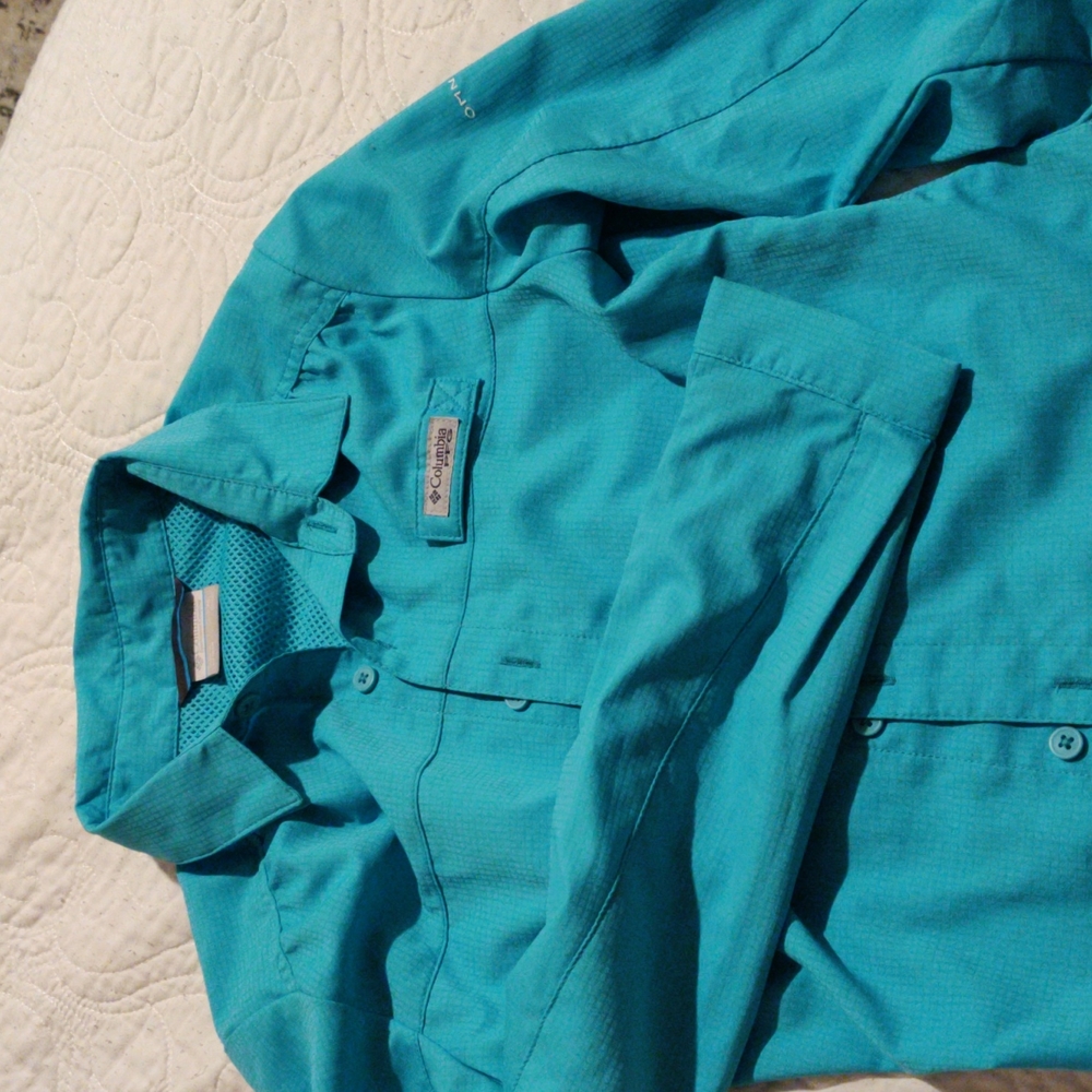 Youth Columbia PFG button down shirt 10/12